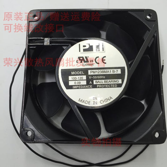 PTI PM1238MA1 B-7 12038 100~120V 0.09A AC cooling fan