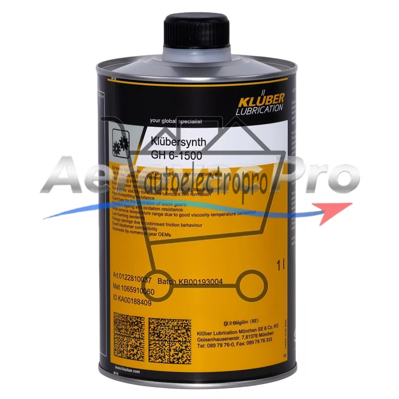 1Pcs KLUBER Lubrication Klubersynth GH 6-1500 1l ( 1000ml) SAFE RELIABLE