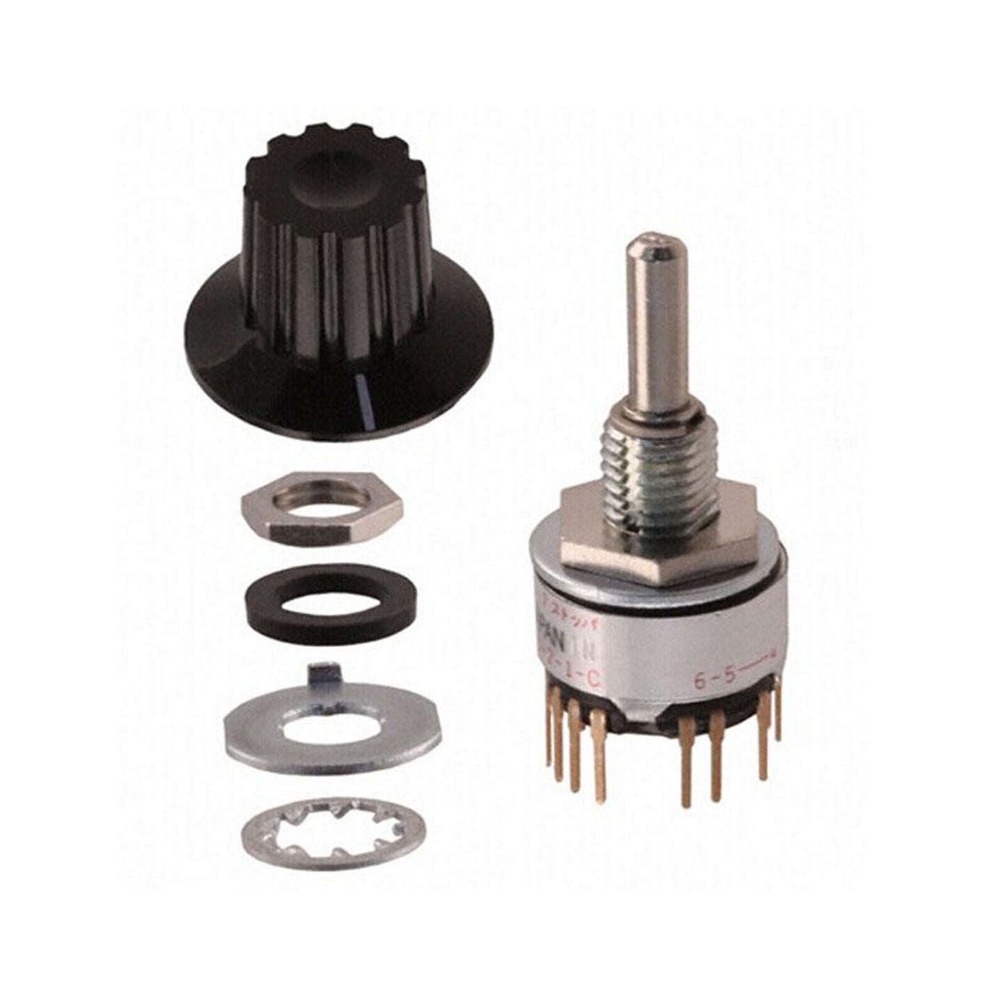 MRK206 MR-K206 MRK-206 replace NKK rotary band switch handwheel dedicated - MRK