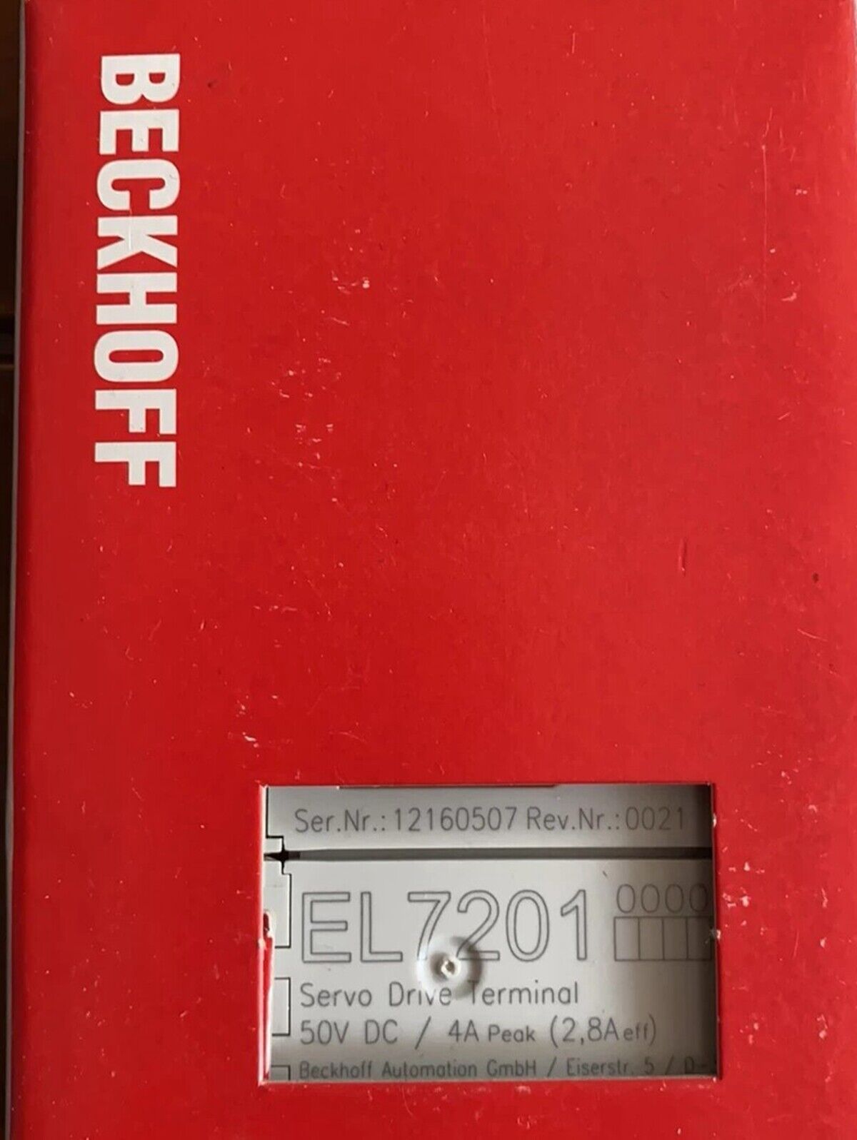 new Beckhoff EL7201 PLC Module EL7201 - BECKHOFF