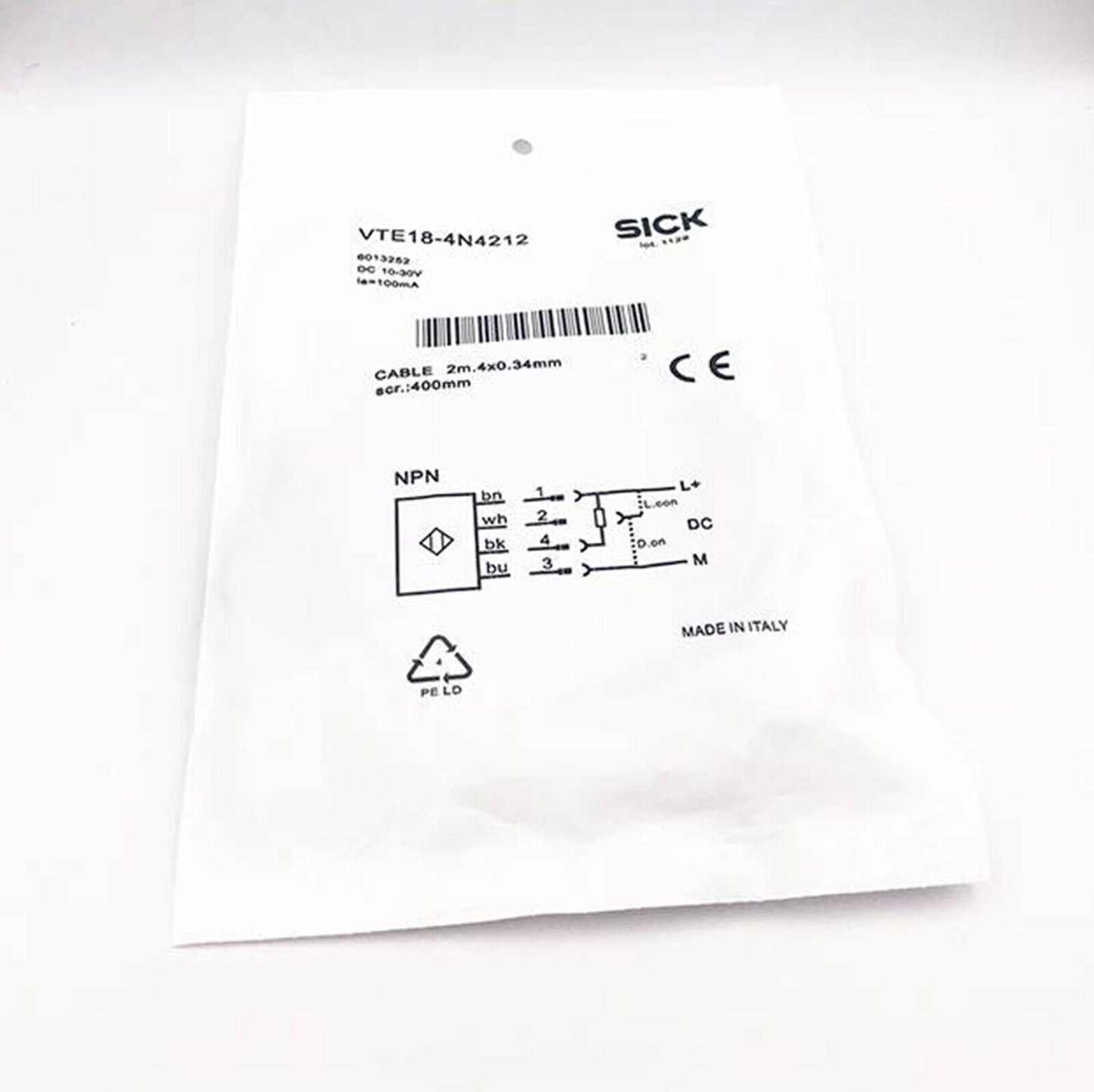 SICK VTE18-4N4212 VTE18 4N4212 Photoelectric Switch - SICK