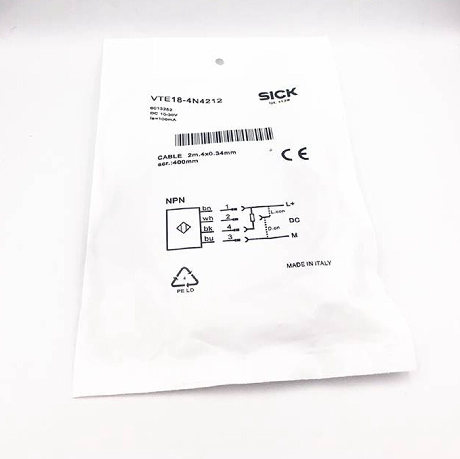 SICK VTE18-4N4212 VTE18 4N4212 Photoelectric Switch - SICK