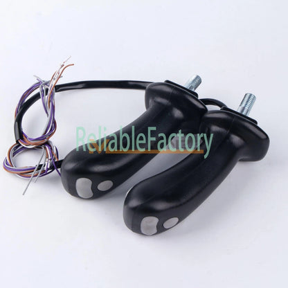 1 Pair 4 BUTTONS Joystick Handle Fits REXROTH EXCAVATOR