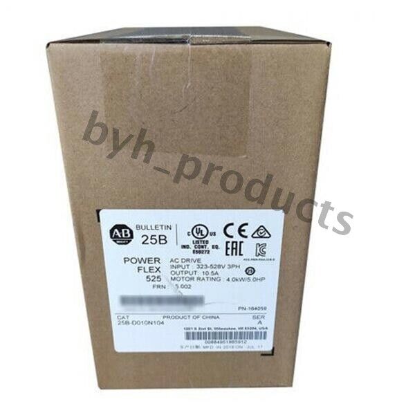 New For Allen-Bradley PowerFlex 525 4kW 5Hp AC Drive 25B-D010N104 - ALLEN-BRADLEY