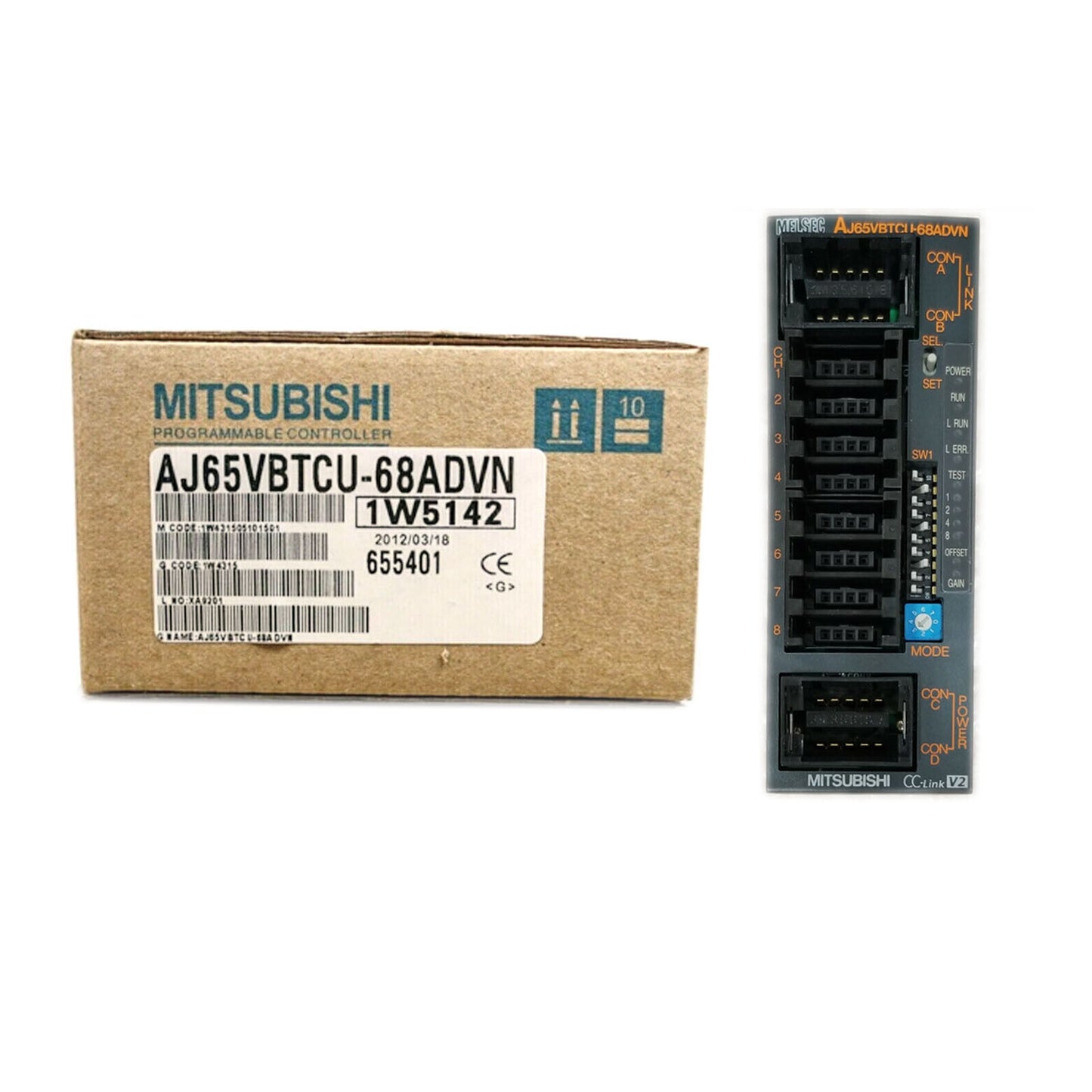 Mitsubishi PLC AJ65VBTCU-68ADVN - MITSUBISHI