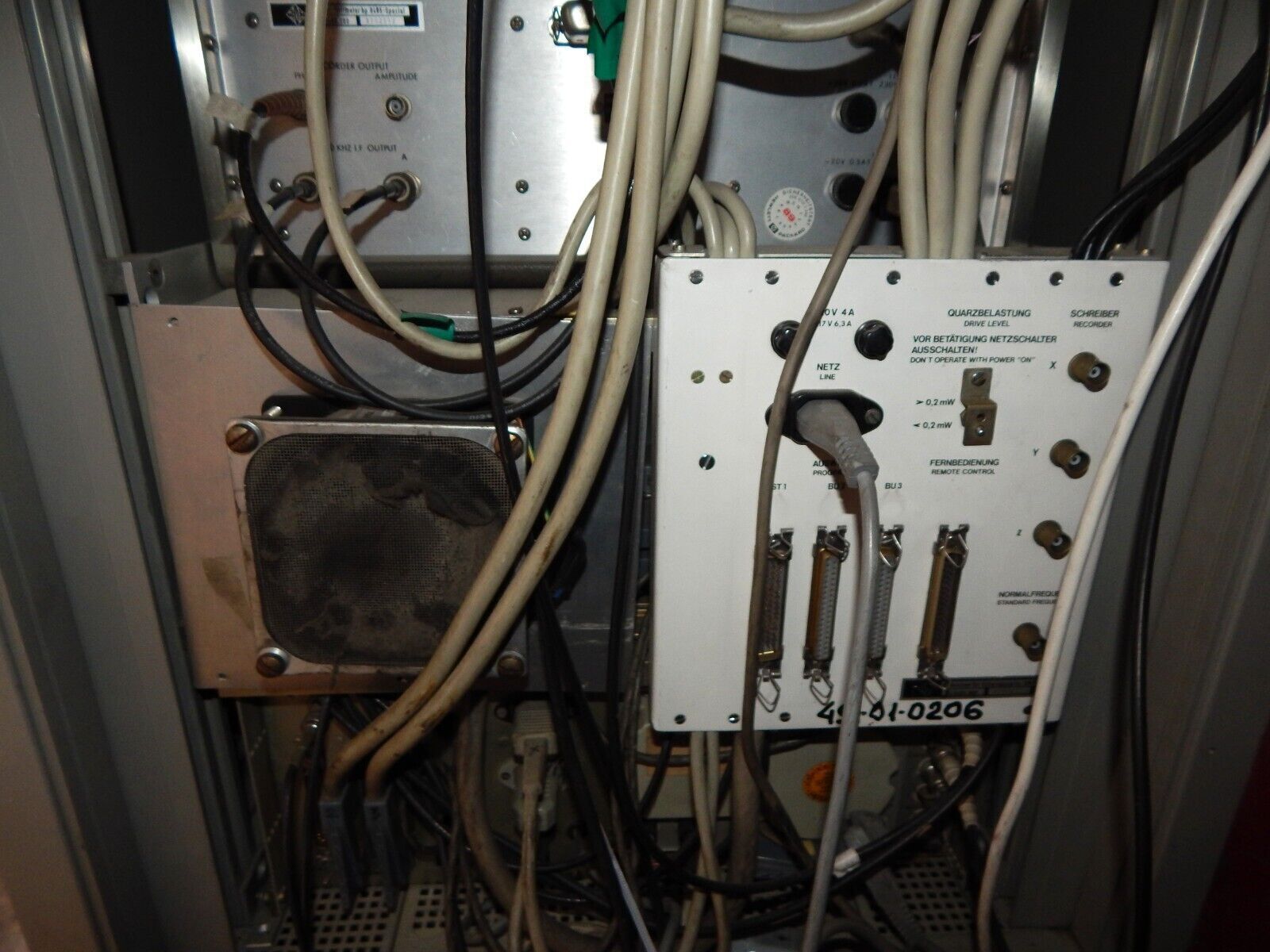 used TELEFUNKEN QMPL 0405 measuring system for quartz crystals computing unit - TELEFUNKEN
