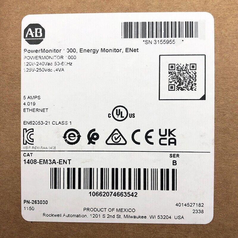 Allen Bradley PowerMonitor 1000, Energy Monitor - ALLEN BRADLEY