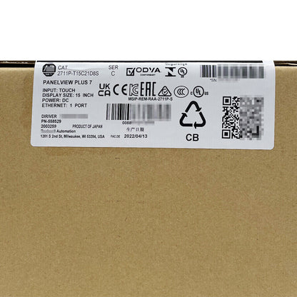 Allen-Bradley 2711P-T15C21D8S HNI PanelView Plus 7 Standard Terminal - ALLEN-BRADLEY