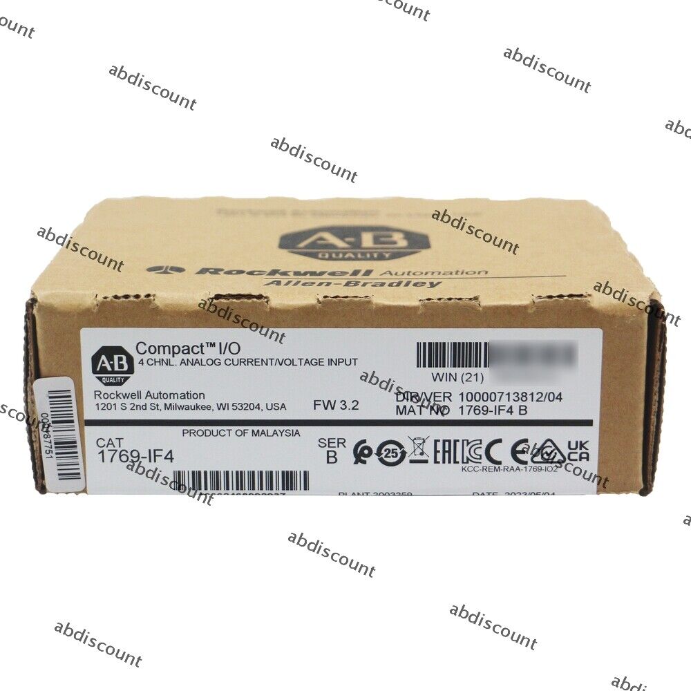 Allen Bradley 4 Channel Analog Input Module - 1769-IF4 - ALLEN BRADLEY