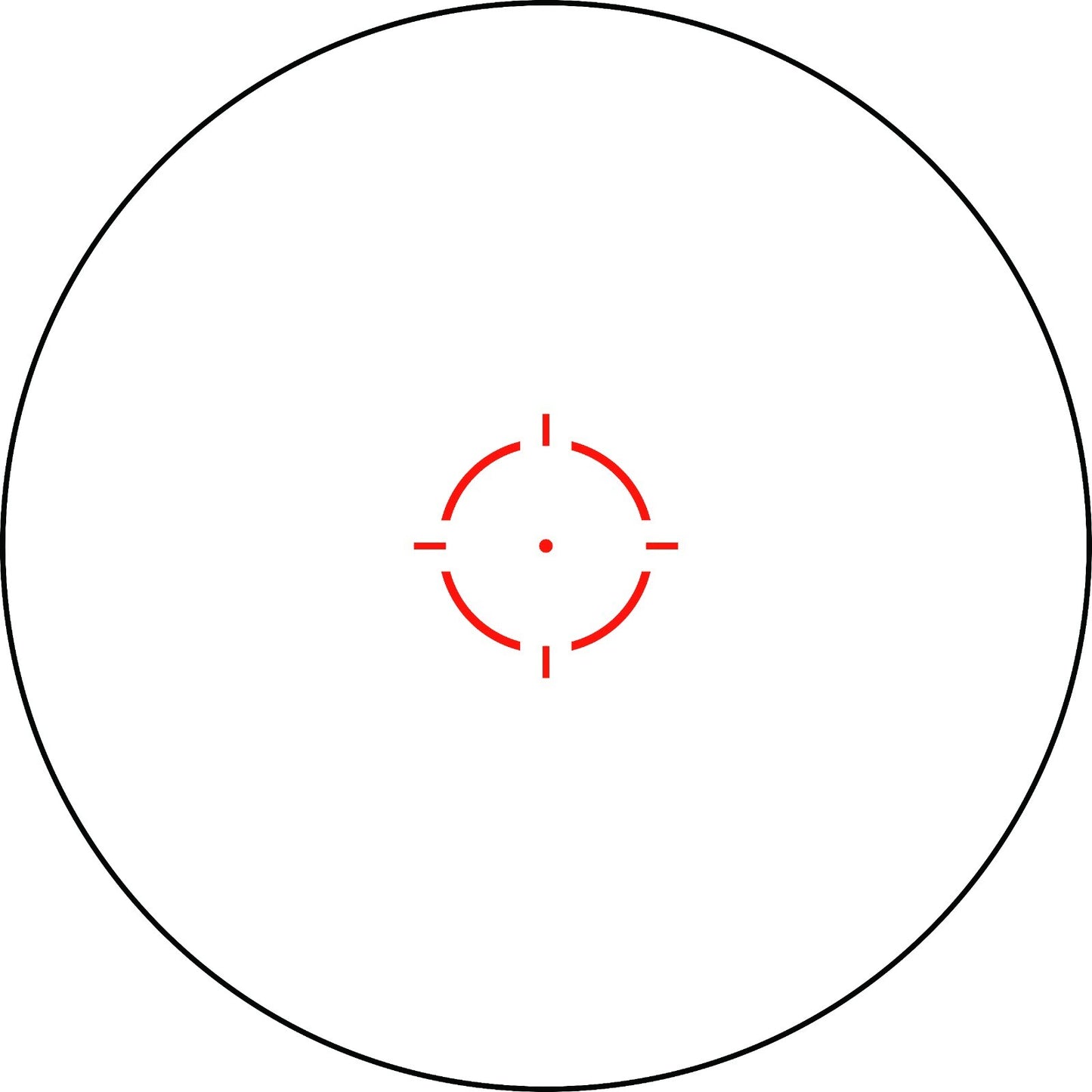 Trijicon 1x25 MRO HD 68 MOA Circle 2.0 MOA Red Dot Full Mount  MRO-C-2200052
