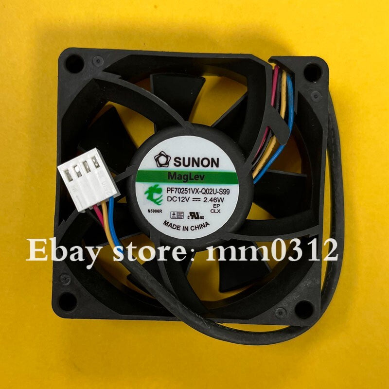 new 1pcs SUNON PF70251VX-Q02U-S99 7025 70mm 12V 2.46W 4-wire cooling fan 4pin