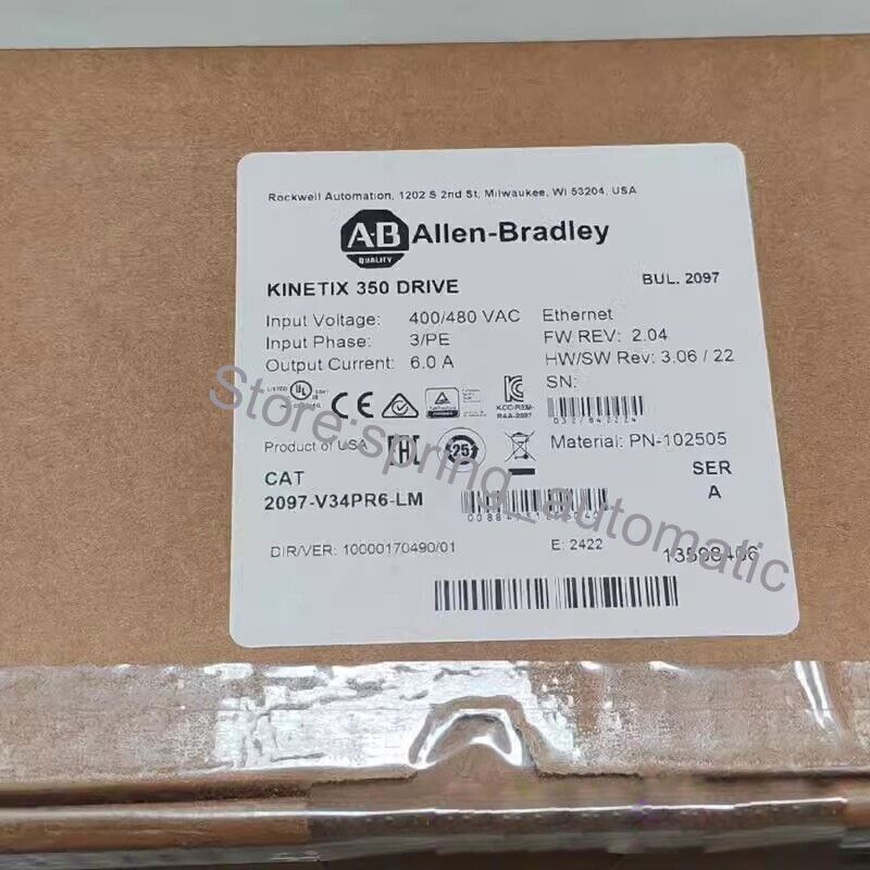 Allen-Bradley 2097-V34PR6-LM Kinetix 350 Servo Drive - ALLEN-BRADLEY