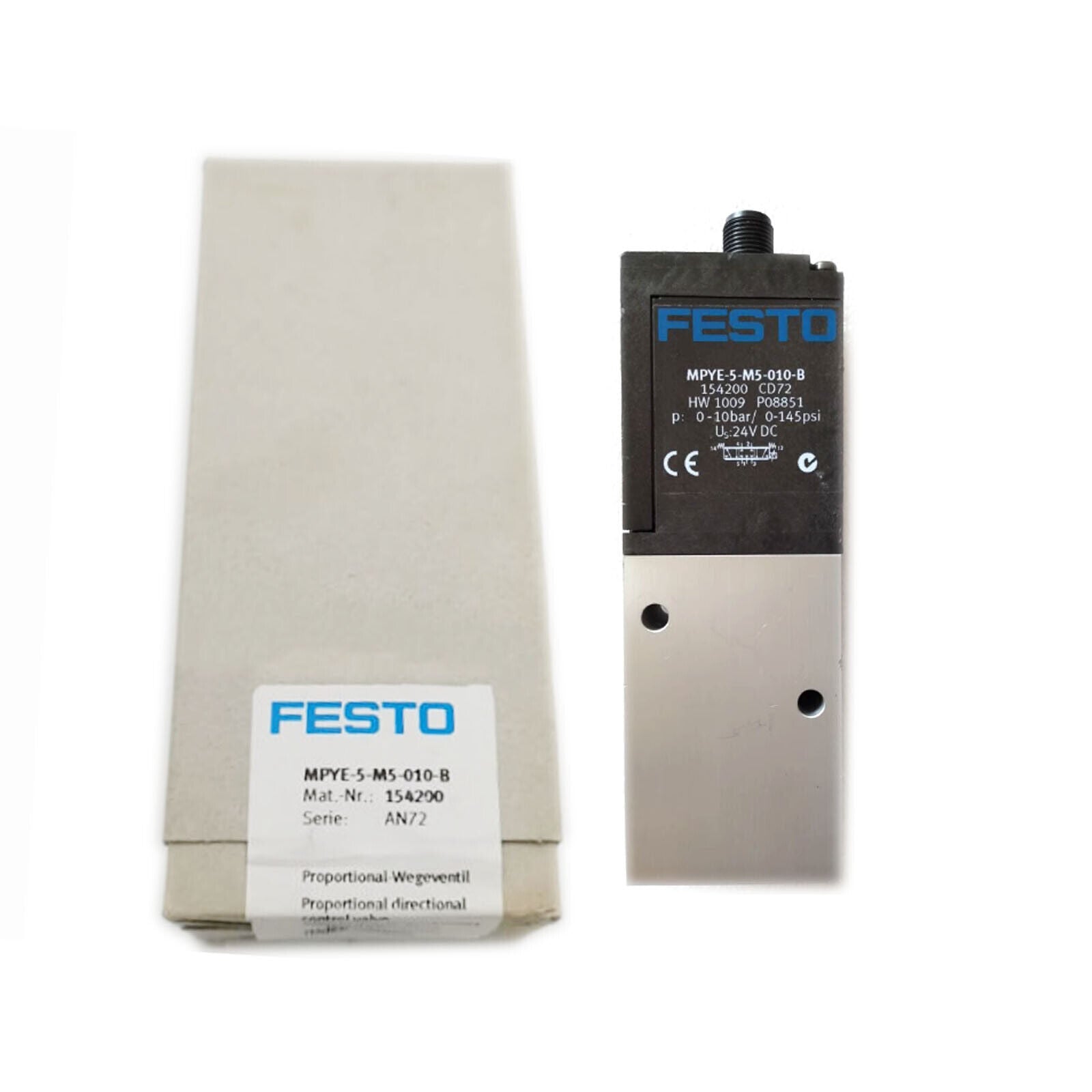 FESTO Proportional Valve MPYE-5-M5-010-B 154200 - FESTO