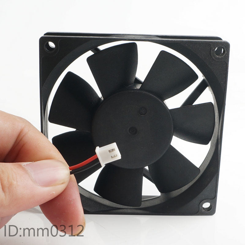 new TD8020LS 12V 0.08A 8CM Fan for drinking machine 8020 80*80*20MM 2-pin
