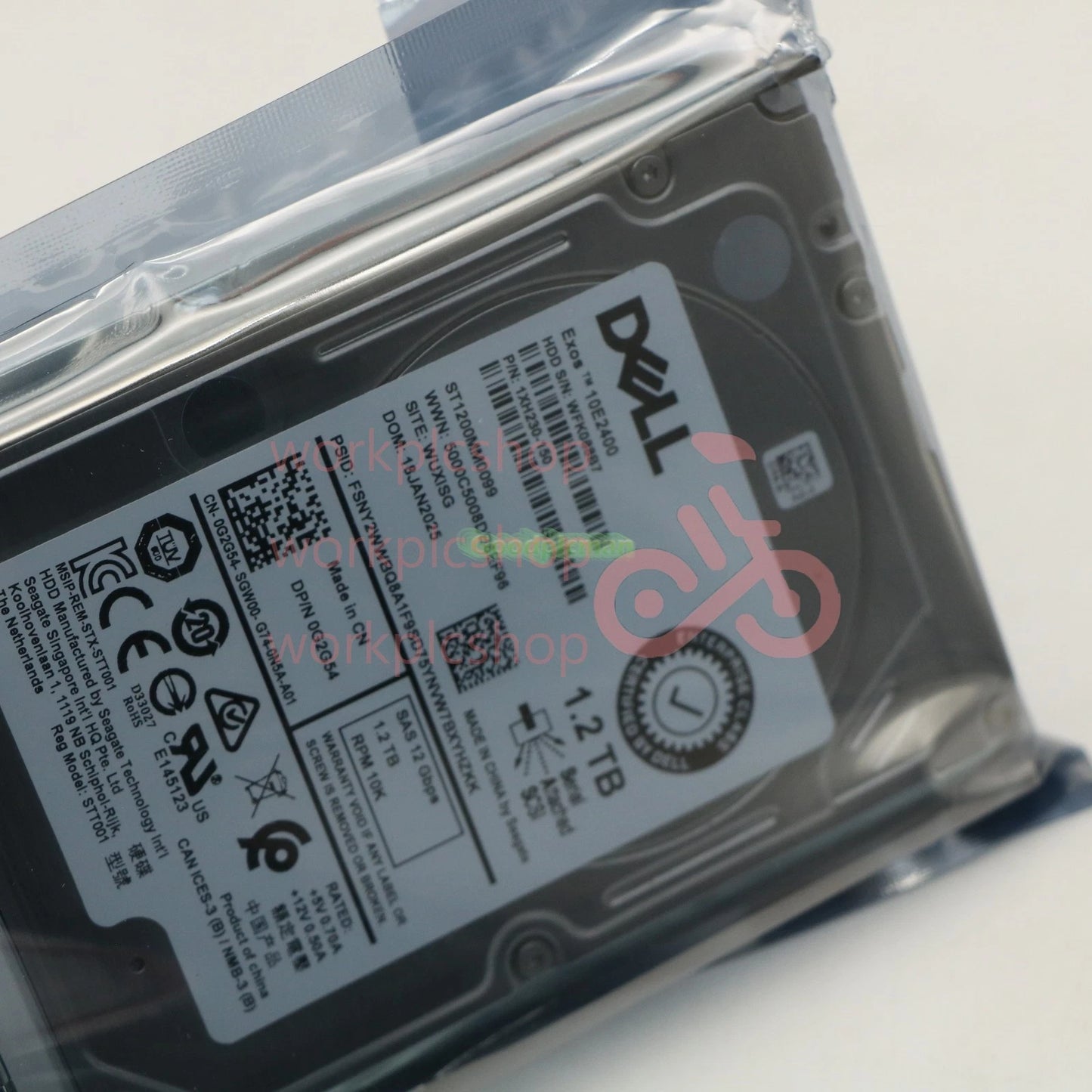 1PCS DELL 1.2TB 12Gb/s 2.5" 10K Enterprise Hard Drive ST1200MM0099 HDD