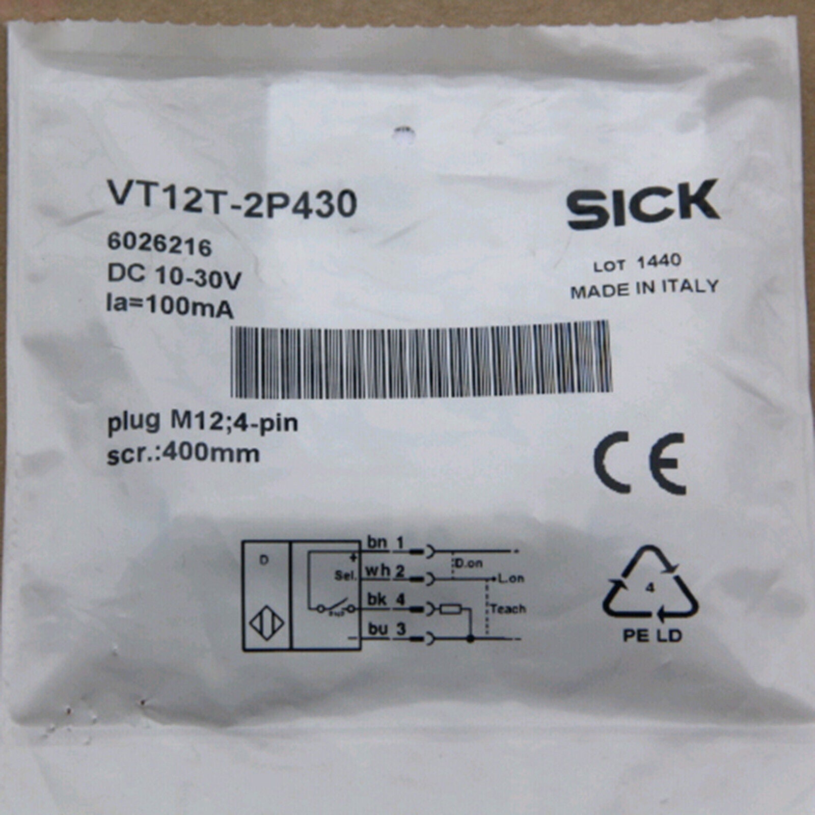 VT12T-2P430 Photoelectric Switch Sensor - SICK