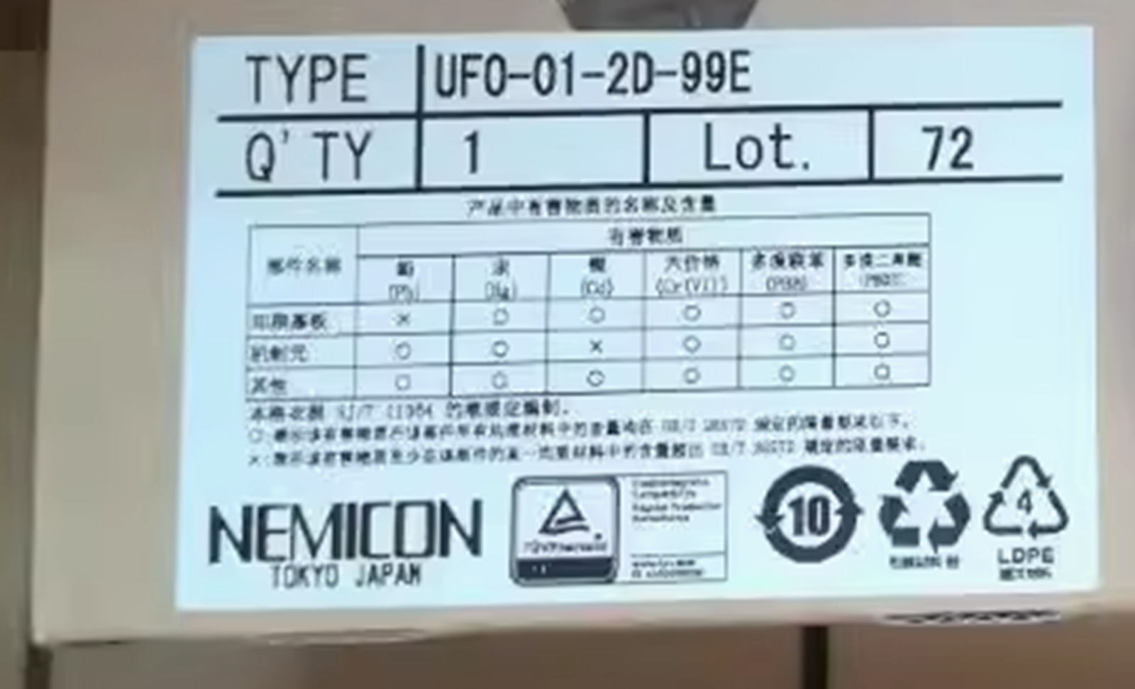 NEMICON UFO-01-2D-99E Manual Pulse Generator MPG Handwheel - NEMICON