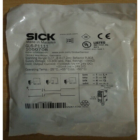 new one FOR SICK Photoelectric Sensor GL6-P1111 - SICK