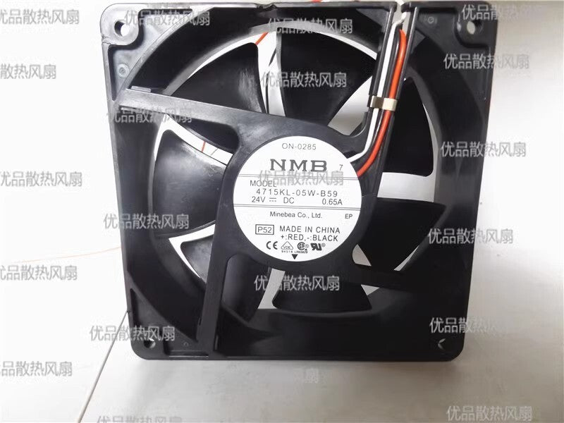 NMB-MAT 4715KL-05W-B59 DC24V 0.65A 12CM 3-Wire Inverter Cooling Fan