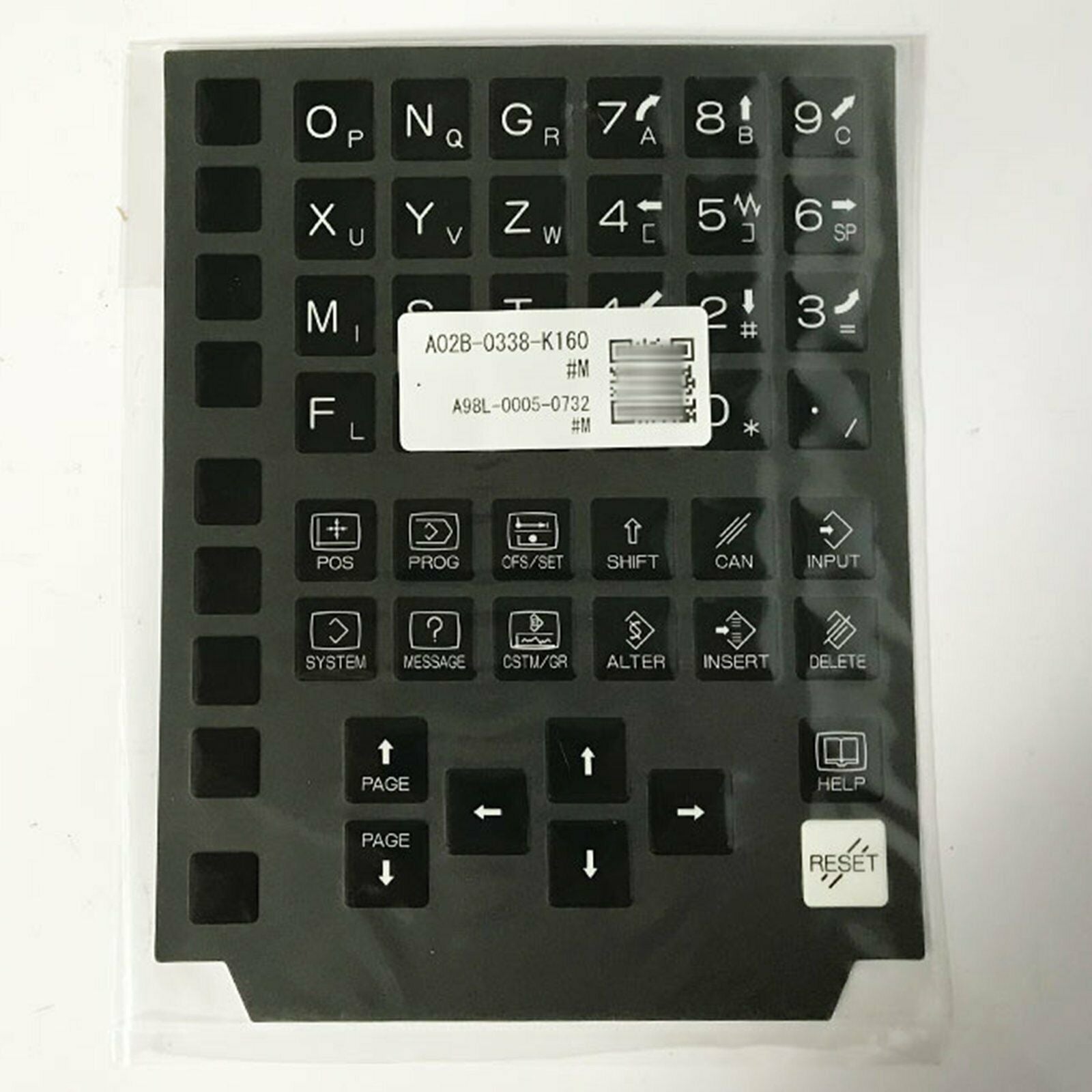 FANUC A98L-0005-0732 CNC system button film - FANUC