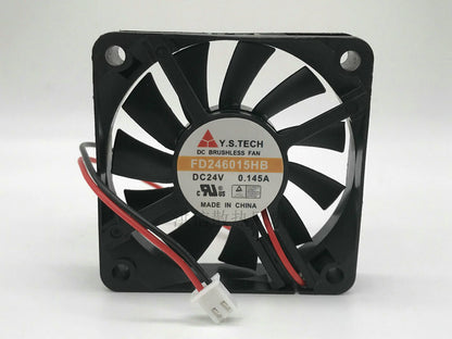 1pcs Y.S.TECH FD246015HB 6CM DC24V 0.145A 2-wire inverter cooling fan