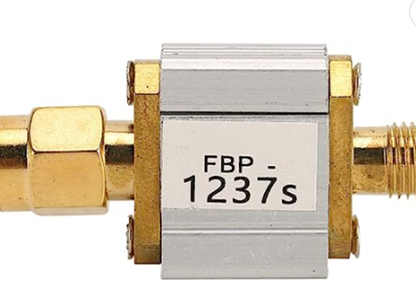 SAW NMRF FBP-1237s Bandpass Filter with Customizable Frequencies - SINAOPTIK