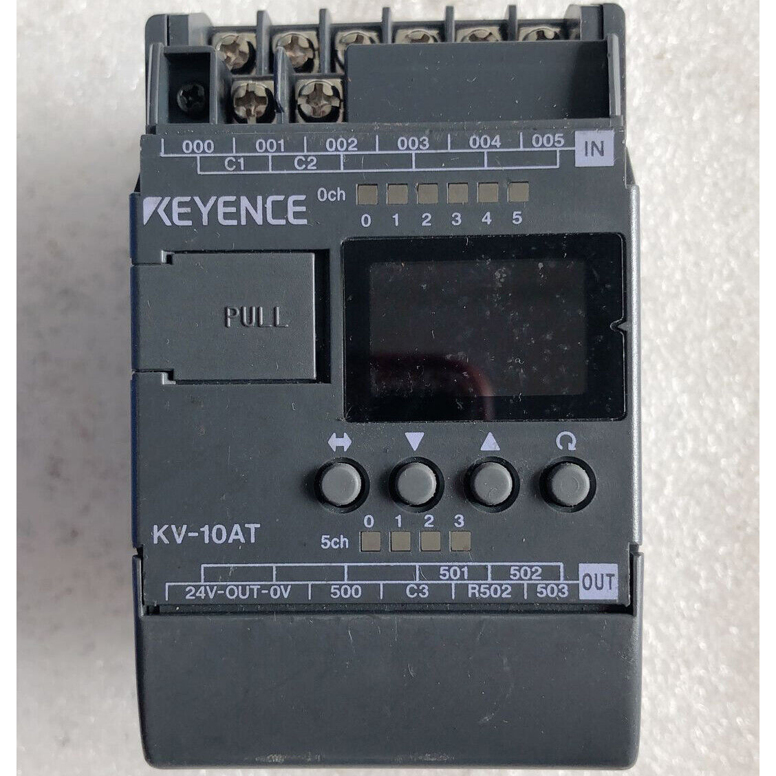 Used Keyence KV-10AT PLC Module for Industrial Automation and Control Systems - KEYENCE