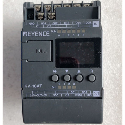 Used Keyence KV-10AT PLC Module for Industrial Automation and Control Systems - KEYENCE