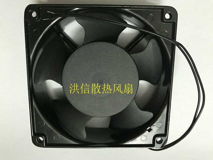 1pcs  HUI TONG HTA120D110-38 110V 12cm 2-wire double ball metal fan