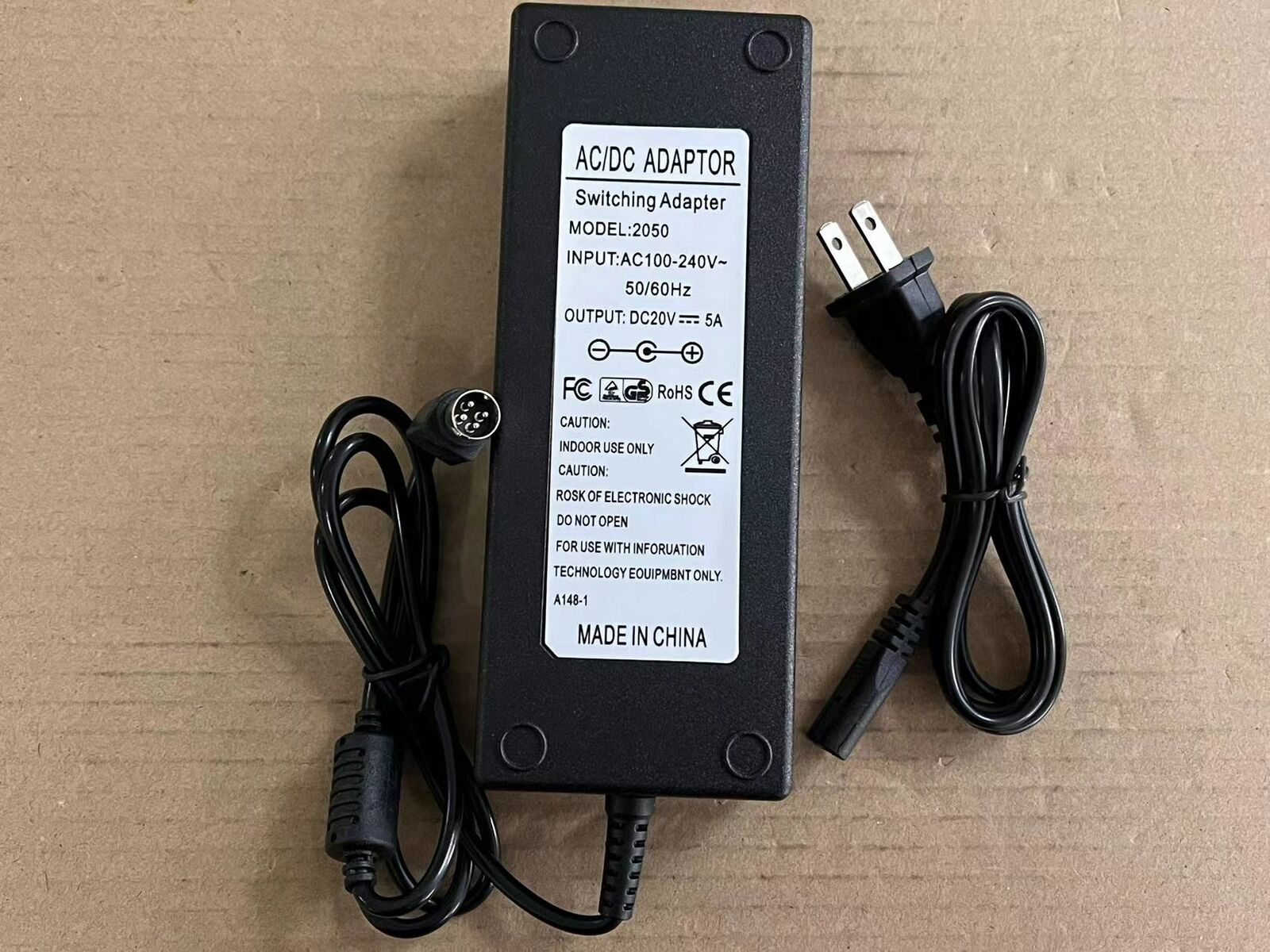 new Applicable For GE vivid i Color Ultrasound Charger Adapter TWADP100 4pin US Plug - GE
