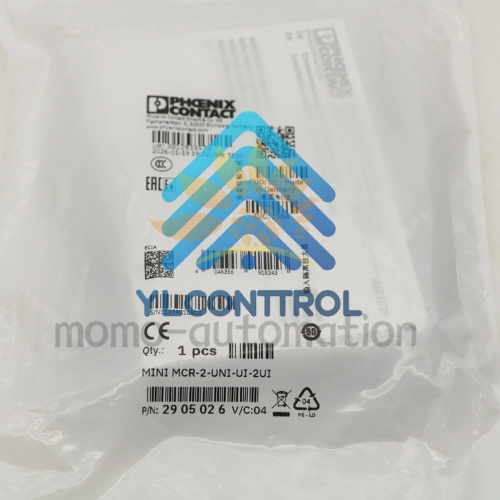 1PC Phoenix MCR-2-UNI-UI-2UI Contact Signal Duplicator 0-24mA 0-12V 2905026