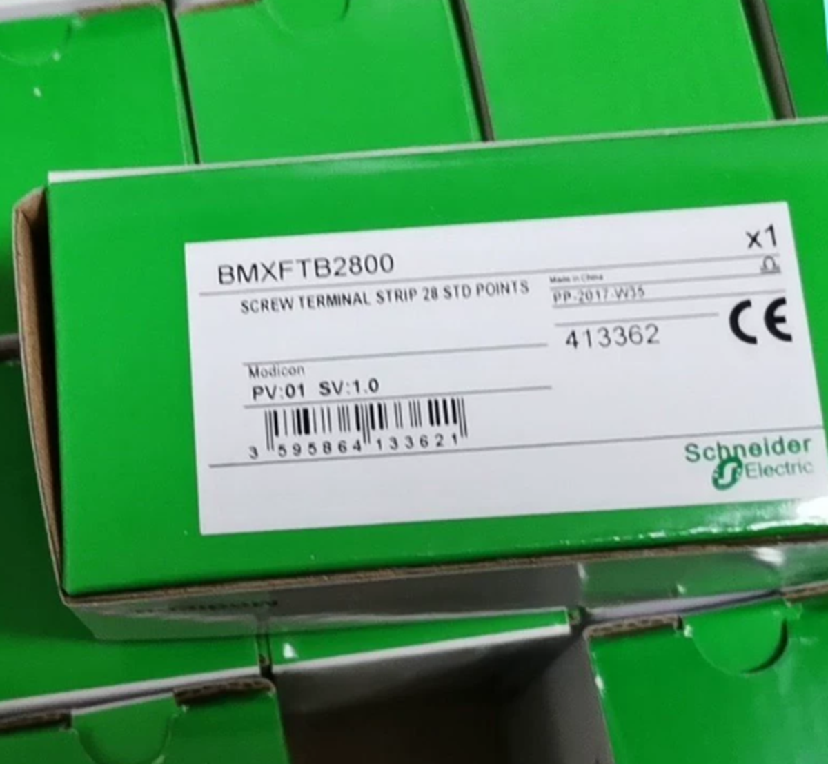 SCHNEIDER BMXFTB2800 Screw Terminal Strip 28 STD Points - SCHNEIDER