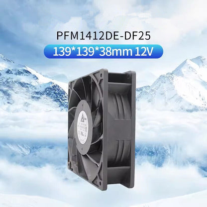 new Delta PFM1412DE-DF25 12V 5.04A 14cm Violent high air volume Inverter cooling fan - DELTA