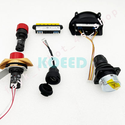 For ABB 3HAC028357-001 DSQC679 IRC5 Teach pendant Switch/joystick/USB assy parts