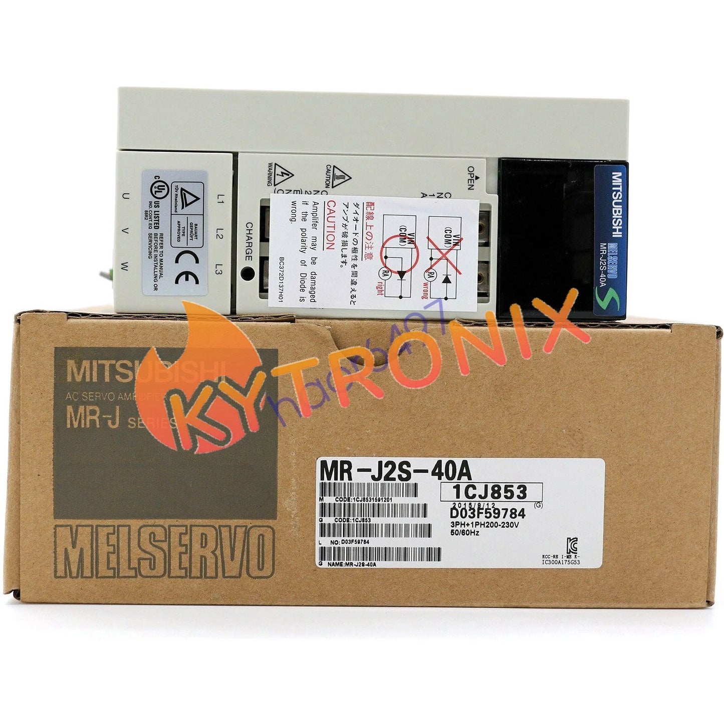 1PC MITSUBISHI MR-J2S-40A AC Servo Amplifier Drive Driver