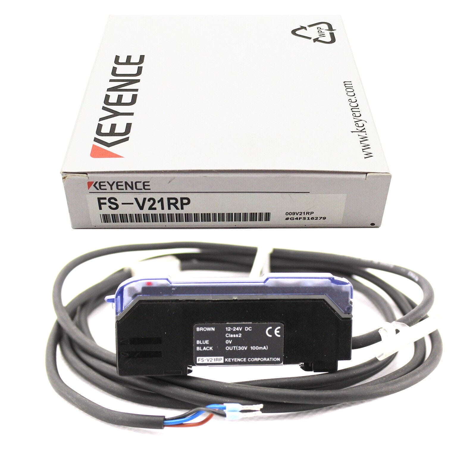 KEYENCE DIGITAL FIBER SENSOR FS-V21RP Fiber Sensor with 21 Channel High-Speed Optical Sensor for Industrial and Commercial Applications - KEYENCE