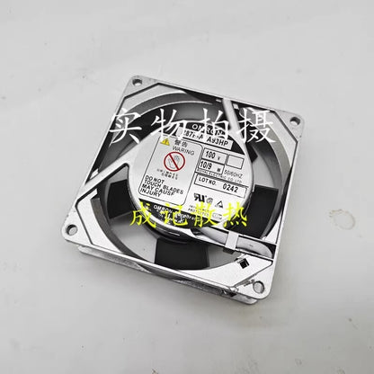 OMRON R87F-A1A93HP 100V 10/9W 92*25MM Aluminum Frame AC Fan