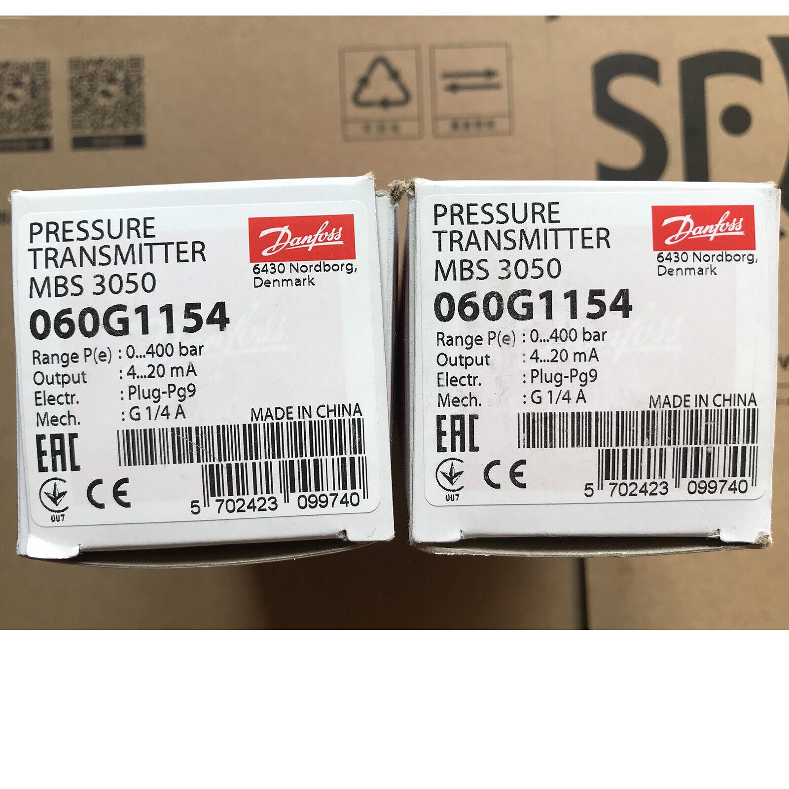 DANFOSS MB3050 060G1154 Pressure Transmitter – High Precision Pressure Measurement Device - DANFOSS