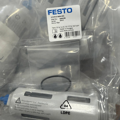 FESTO LF/LFR-D-MINI:ERS 646226 1PCS LF/LFR-D-MINI:ERS Filter Jersey