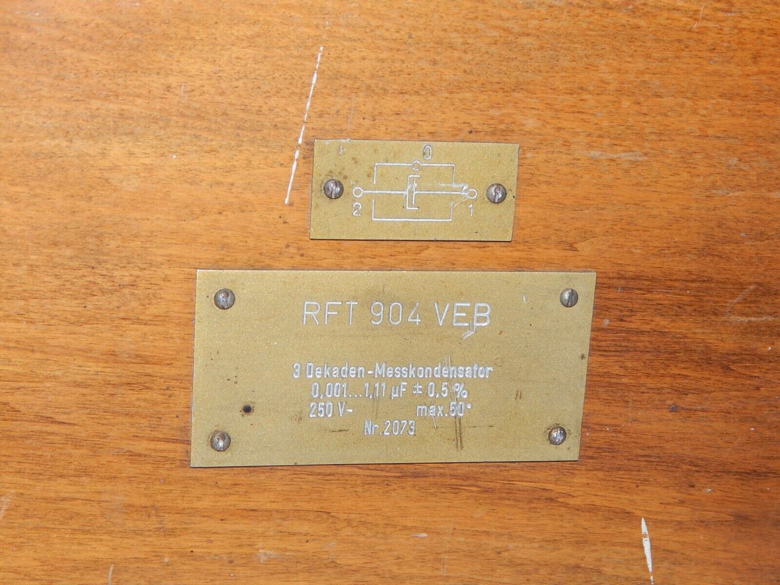 Used RFT Type 904 VEB Capacitor 0.001-1.11 F - XYZ BRAND