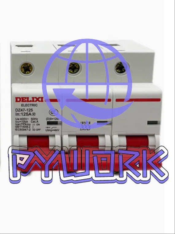 1Pcs FOR DELIXI Circuit Breaker DZ47-125 3P 3-phase switch 63/80A/100A/125A
