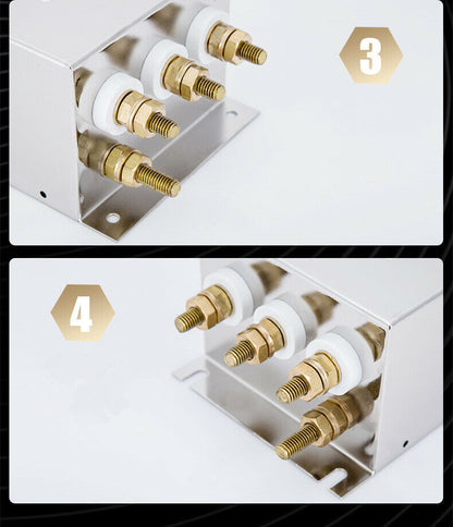 new Three-phase AC Power Filter 380V Inverter EMI High Performance CW6B-100A-S 100A - CW POWER