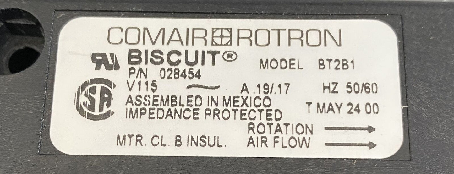 new Comair Rotron BT2B1 Biscuit Fan V115~ A .019/0.17 PN: 028454 - COMAIR