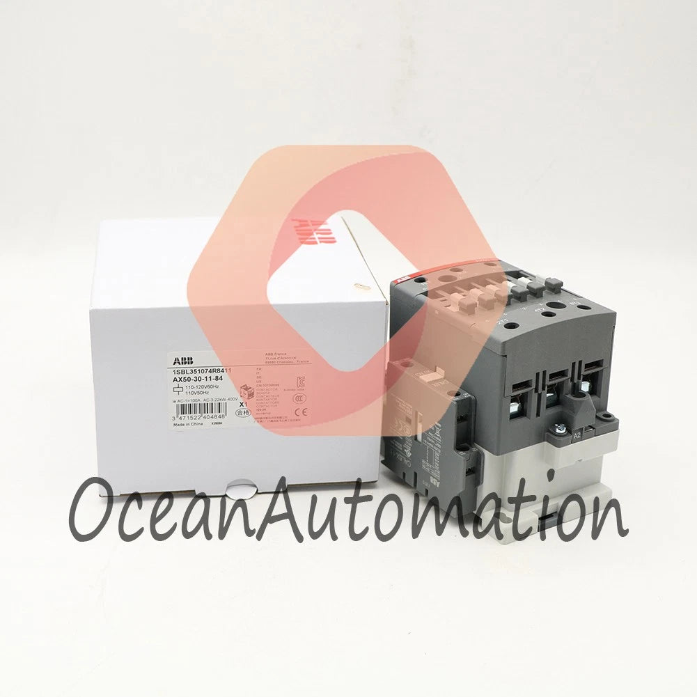 1SBL351074R8411 1PCS ABB AX50-30-11-84 Contactor 110V50Hz/110-120V60Hz