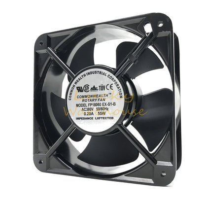 1PCS FP18060 EX-S1-B AC380V 0.2A 55W Axial Cooling Fan