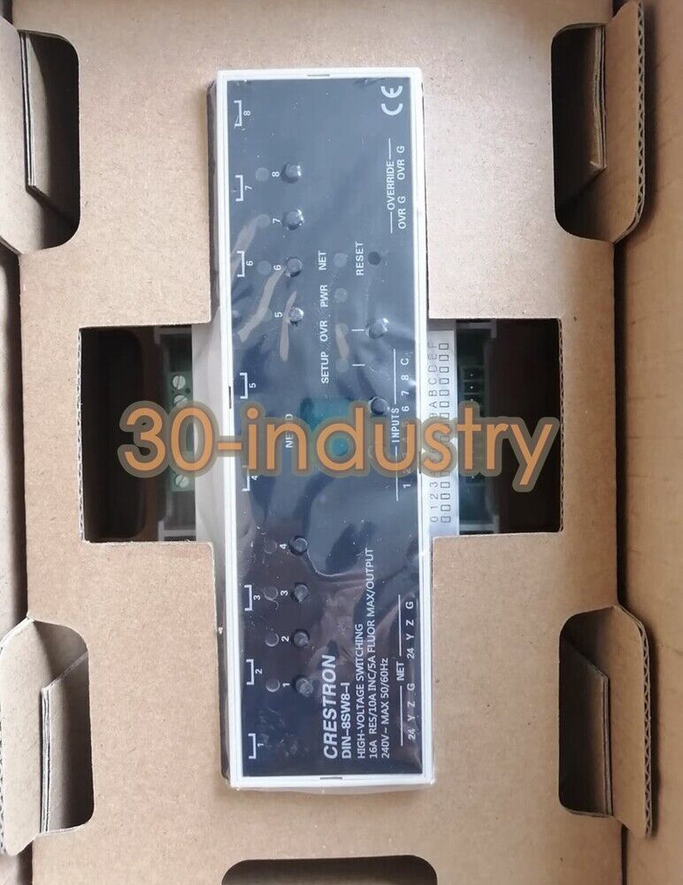 1PS New For Crestron DIN-8SW8-I DIN Rail High-Voltage Switch with Digital Inputs - KOEED