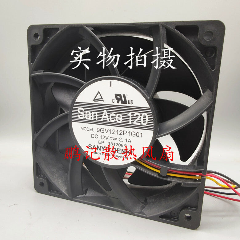 Sanyo 9GV1212P1G0 120X120X38MM DC12V 2.1A PWM cooling fan