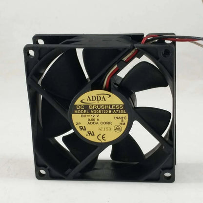 ADDA AD0812XB-A73GL DC12V 0.55A 3Pin cooling fan Free Shipping#QW