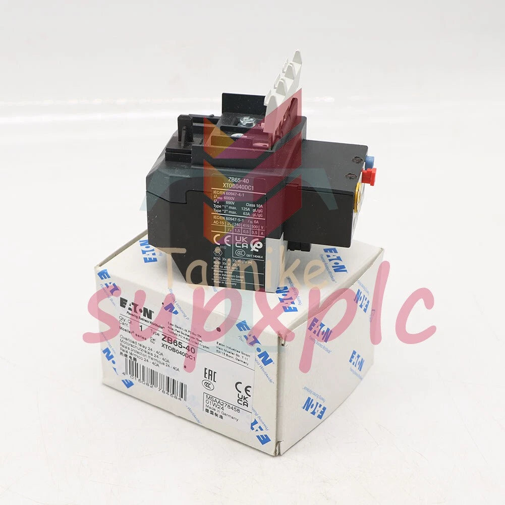 1PCS EATON ZB65-40 24-40A relay ZB6540