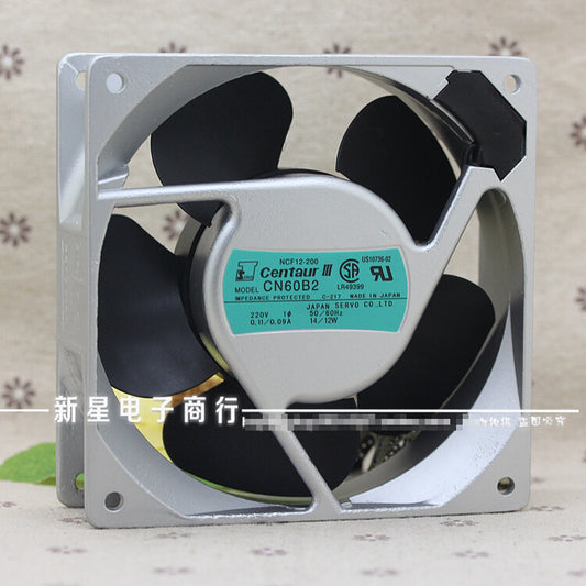 1pcs  SERVO CN60B2 220V 14W 12CM 12038 AC Double Ball Fan